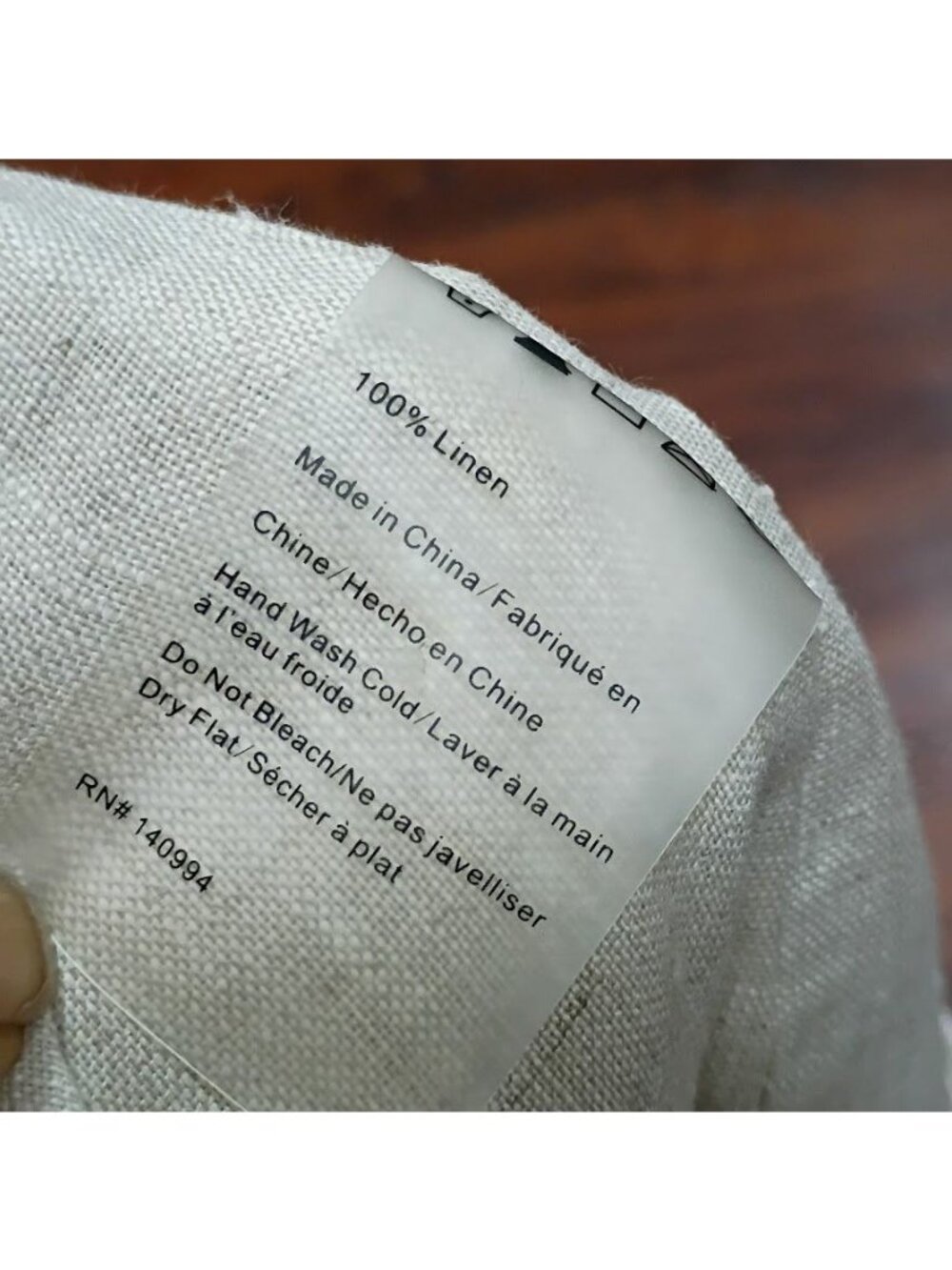 Lisa Maree Linen Tan Beige long Skirt Sz S Linen Blend Wrap Style NWT - Picture 13 of 15